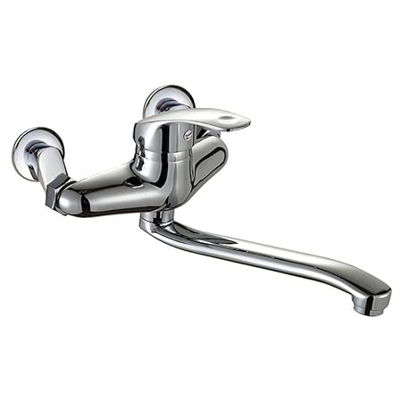 Wall Mount Kitchen Faucet Rotatable Single Handle Faucet With 9 8