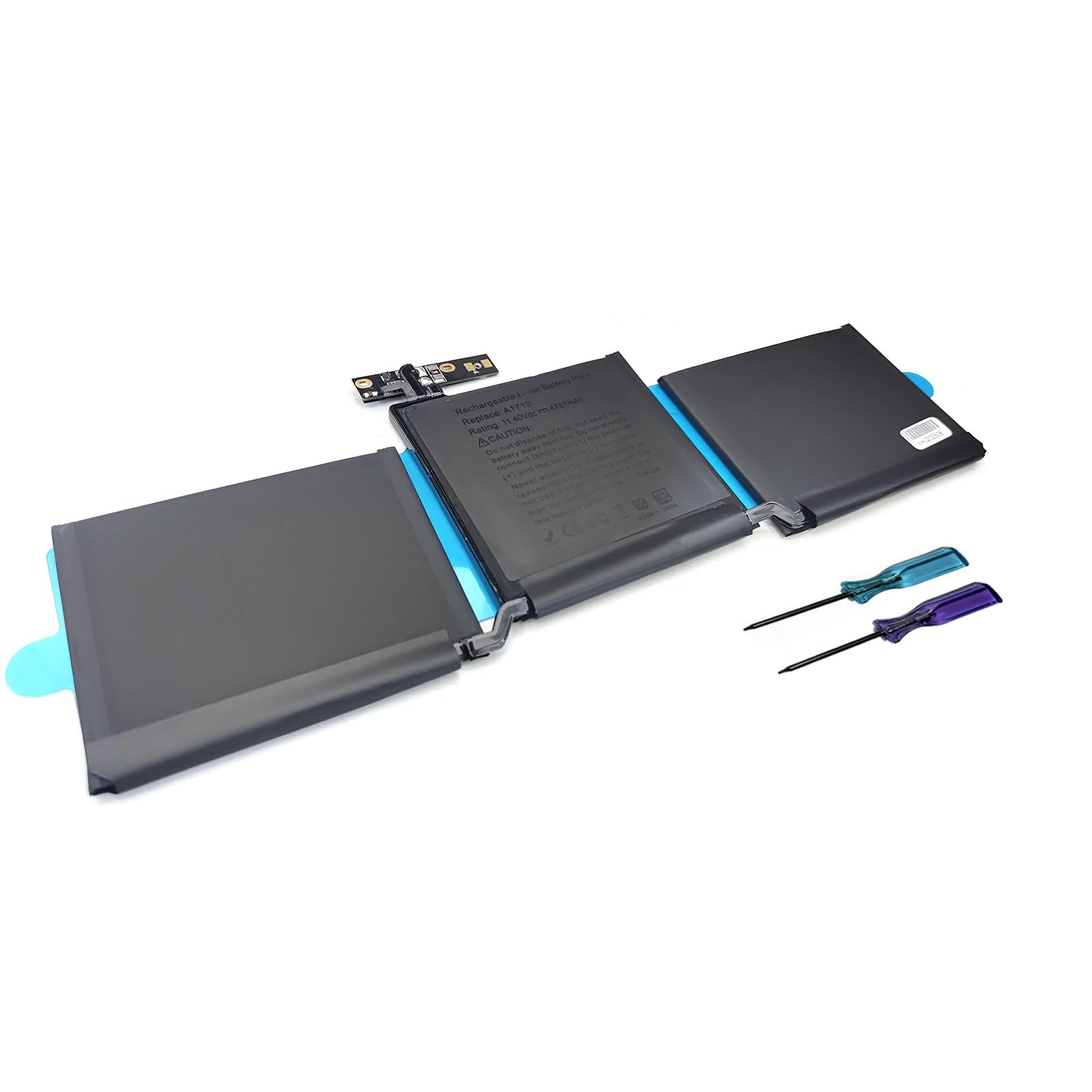 (11.4V 54.5Wh) A1713 A1708 Laptop Akku für MacBook Pro 13