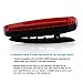 Base Camp LED USB Tail Light with Clip and Strap (Red)