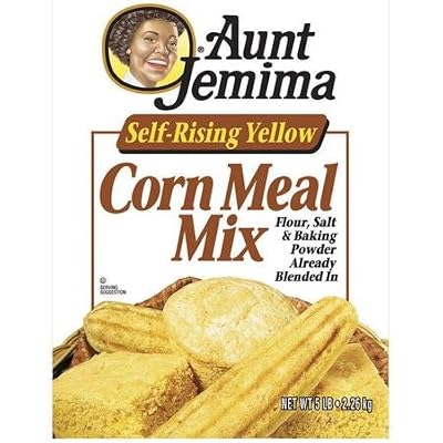 Aunt Jemima Self-Rising Yellow Corn Meal Mix 5 Lb Pack of 1
