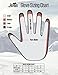 Mountain Made Cold Weather Gloves for Men and Women 2.0 with NEW UPGRADED ZIPPPERS,black,large