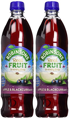 Robinsons Apple & Blackcurrant No Added Sugar 4.65 (Pack of 2)