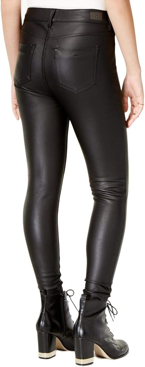 celebrity pink faux leather pants