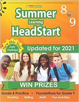 Buy Lumos Summer Learning Headstart Grade 8 To 9 Includes Engaging Activities Math Reading Vocabulary Writing And Language Practice Resources For Students Starting High School Book Online At Low Prices In