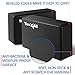 Yes4All Yoga Blocks and Strap Set – Yoga Foam Block 9x6x4 inch (Set of 2) and Yoga Strap with D-Ring – Yoga Blocks and Yoga Stretching Strap (Black)