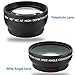 Professional 55MM Lens & Filter Bundle–Complete DSLR/SLR Compact Camera Accessory Kit – Lenses (Telephoto, Wide Angle) Filters(Macro, ND, UV, CPL, FLD),Cleaning Tools+More Accessories