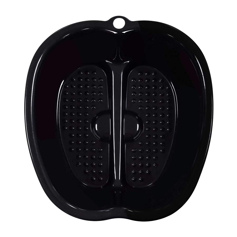 Ownest Foot Bath Spa,Water Spa and Foot Massage, Sturdy Plastic Foot Basin for Soaking Foot,Toe Nails, and Ankles,Pedicure,Portable Foot Tub-Black: Health & Personal Care