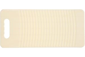 SHINEOFI Portable Plastic Household Washboard Large Size Handheld Laundry Scrub Board for Hand Wash Clothes