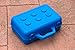ModFamily My Brick Case - Portable Storage Box for Kids Building Bricks - Comes with Play Surface for Storing and Building Bricks On-The-Go - Toys for Boys & Girls - (Blue)