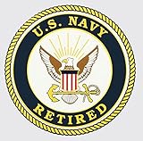 United States Navy Retired Seal Car Decal US Navy Gifts Military Products