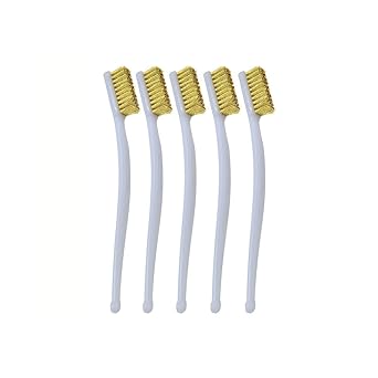 Amazon Com Feyrinx 5pcs 3d Printer Nozzle Cleaner Tool Copper Wire Toothbrush Copper Brush Handle Hot Bed Cleaning Parts Industrial Scientific