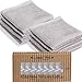 SWEET CHILD Bamboo Baby Washcloths (Bonus 8-Pack) - Premium Extra Soft & Absorbent Towels for Baby's Sensitive Skin-Perfect 10"x10"-Excellent Baby Shower/Registry Gift (10"x10", Grey) primary