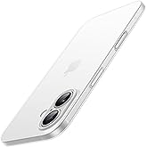 JETech Ultra Slim Case for iPhone 16 6.1 inch, Camera Lens Full Protection, Lightweight Matte Finish PP Hard Minimalist Cover (Frosted Clear)