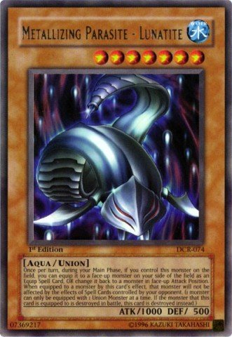 Yu-Gi-Oh! - Metallizing Parasite - Lunatite (DCR-074) - Dark Crisis - 1st Edition - Rare