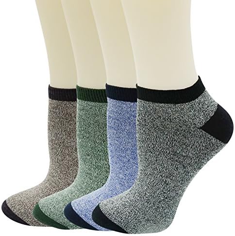 Womens Low Cut Socks No Show Basic Cotton Soild Short Liner Ankle Socks 4 Pack