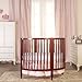 Dream On Me Sophia Posh Circular Crib, Cherry
