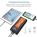 Alloyseed Car Jump Starter, 2000A Peak 20000mAh Battery Booster(up to 8.0L Gas or 8.0L Diesel Engine), 12V Auto Power Pack and Portable Dual USB Phone Charger with LED Light