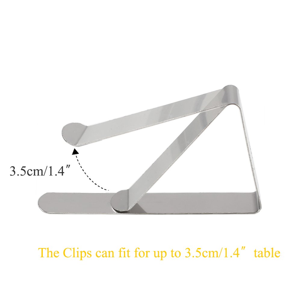 Stainless Steel Table Cloth Holders Picnic Table Cover Clamps For