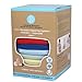 Charlie Banana Baby 2-in-1 Reusable Fleece Cloth Diapering System, Reusable and Washable, 6 Diapers and 12 Inserts, One Size, Boy