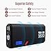TENKER 1200A Peak Portable Car Jump Starter (for 6.5L gas/5.2L diesel engines), Battery Booster, QC 3.0 Phone Charger with Built-in LED Emergency Flashlight