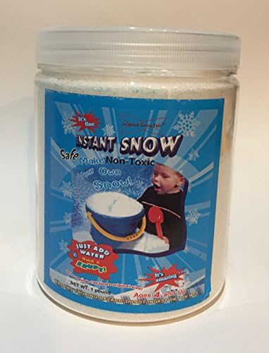 Science Gone FunBrand Instant Snow 1 Pound Jar Makes 8 Gallons