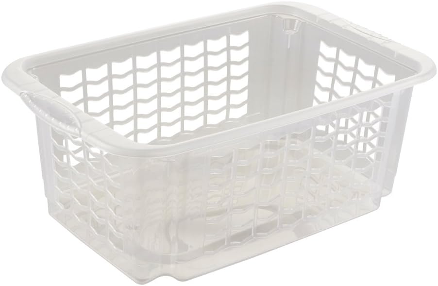 keeeper Turn-/Stacking Basket, Size M, 40 x 25 x 15 cm, Fritz, Transparent-Natural