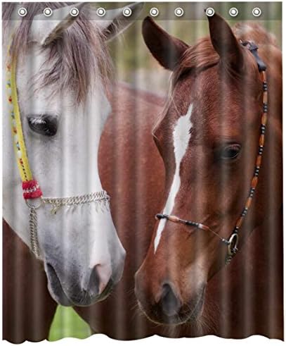 3d Horse Shower Curtain