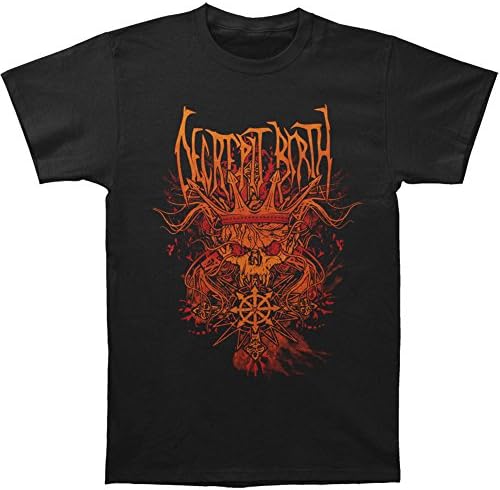 Decrepit Birth Men's Skull King T-shirt X-Large Black