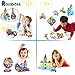 Romboss 110 Pcs Creative Magnetic Building Blocks 3D Magnet Tiles Set -STEM Preschool Educational Construction Toys Kits for Kids,Upgrade Strong Magnets