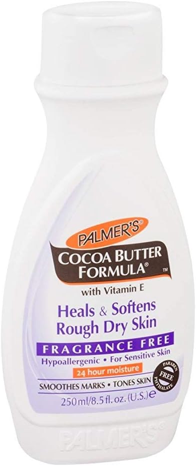 Palmer's Cocoa Butter Formula with Vitamin E Heals Smoothes for Sensitive Skin Frangrance Free 250 ml, As Shown Picture