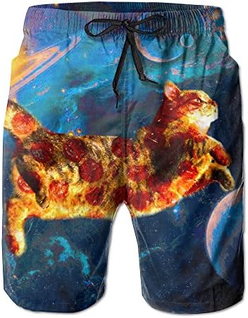 Men's The Cat Can Move Around Well In The Air Stylish Beach Short Boardshot Trunks For Leisure