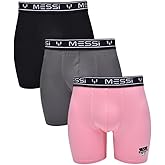 Messi mens 3pk Stretch Boxer Briefs