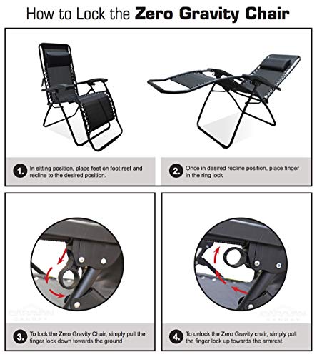 Caravan Sports Infinity Zero Gravity Chair, Beige (Renewed)