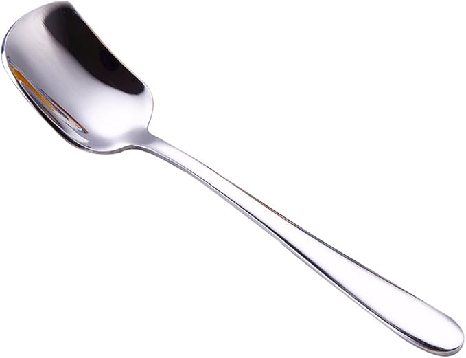 Nikgic en Acier Inoxydable Cuillère Carré Glace Le Dessert Cuisson