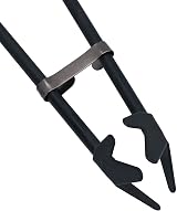 AB Tools 18" Loop Top Tongs Fire Coal Wood Burner Steel Metal 450mm Grabber Log view 2