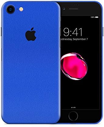 AlienJacket - iPhone 7 3M Vinyl Textured Skin (Solid Texture - Blue)