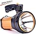 CSNDICE 35W LED Rechargeable Handheld Searchlight, High-power Super Bright 9000mah 6000 Lumens, USB Power Bank Rechargeable flashlights IPX4 Waterproof Searchlight, Portable Handheld Torch.(Golden) primary