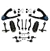 PartsW - 18 Pc Complete Suspension Kit Inner & Outer Tie Rod Ends, Lower Ball Joints, Shock Mount Bushings, Front & Rear Upper Control Arms, Sway Bars & Bellow Boots