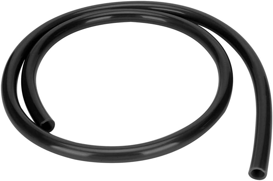 Bewinner Universal PVC Water Cooling Tube - Soft Black Tubing 9.5x12.7mm for Computer with High Transparency