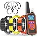 Veckle Dog Training Collar, 2600ft Rechargeable Shock Collar for 3 Dogs Waterproof Dog Shock Collar with Remote, LED Light, Beep, Vibration Dog Electronic Collar for Large and Medium Dogs