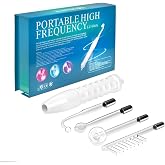 Aparelho de Alta Frequência Portátil Bivolt (110v/220v) com 4 Eletrodos – Facial e Capilar – Estética Profissional para Trata