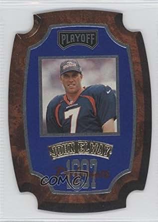 Amazon.com: John Elway (Football Card) 1997 Playoff Contenders - Performers Plaques - Blue #27 ...