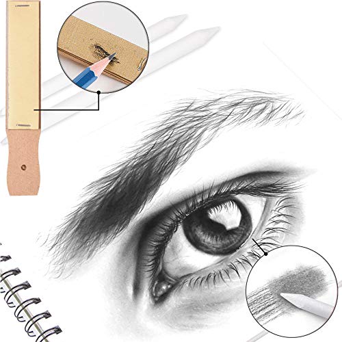 Conjunto de lápis de arte profissional com 72 peças, Kit de esboços para caderno de desenho, aquarela, grafite, metal, lápis de carvão para artistas iniciantes adultos e crianças adolescentes