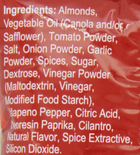 Madi K's Spicy Salsa Almonds, 2-Ounce Bags (Pack of 36)