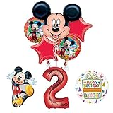The Ultimate Mickey Mouse 2nd Birthday Party Supplies and Balloon Decorations