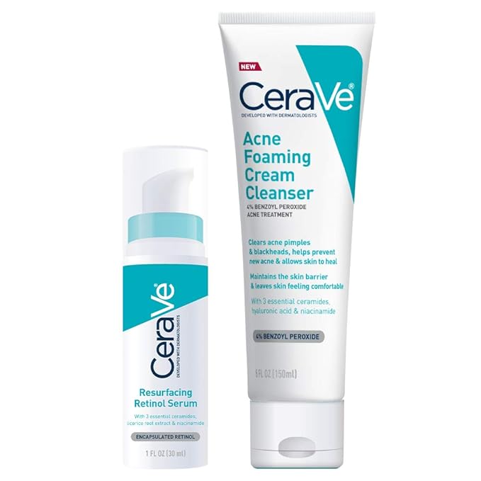 retinol cream and benzoyl peroxide