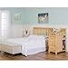 Dream On Me Brody 5-in-1 Convertible Full-Size Baby Crib & 3-Drawer Changer in Natural, Pinewood, GreenGuard Gold & JPMA, 1” Changer Pad, 3 Mattress Heights, Converts to Toddler & Full Size Bed
