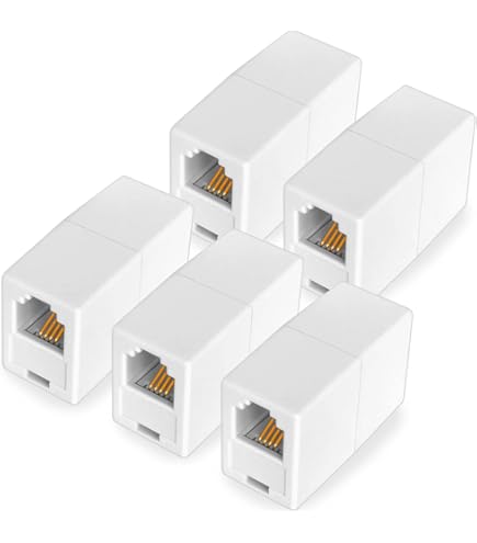 thumbnail image 2 of The Lord Of The Tools 2PCS Five Way Telephone Splitter RJ11 6P4C Male To 5 Female 2 of 13