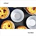 Mini Pie Pans, Cake Cookie Mold ,Set of 10 Anodized Aluminum Pudding Mould Baking Tool ,Size 2.87”0.86” By GLLEEN