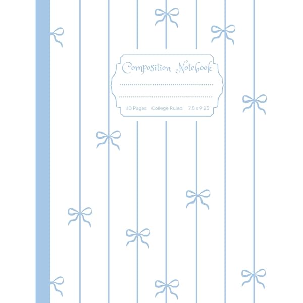 thumbnail image 2 of Coquette Composition Notebook: Cute Pink Aesthetic Girly College Ruled Journal, Pretty Pastel Bow Design, Ideal For Girls, Teens & Women, Perfect For School, Notes & Journaling: Ray, Milla 2 of 12